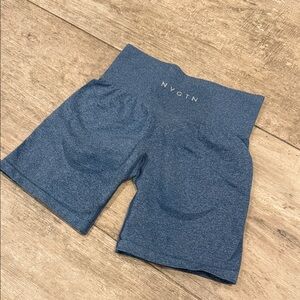 NVGTN Heathered Blue Workout Shorts
